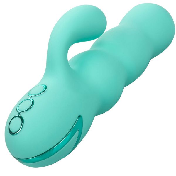 CALIFORNIA EXOTICS - VIBRADOR DEL MAR DIVA RABBIR AQUA GREEN POR CALIFORNIA DREAMING - Image 5