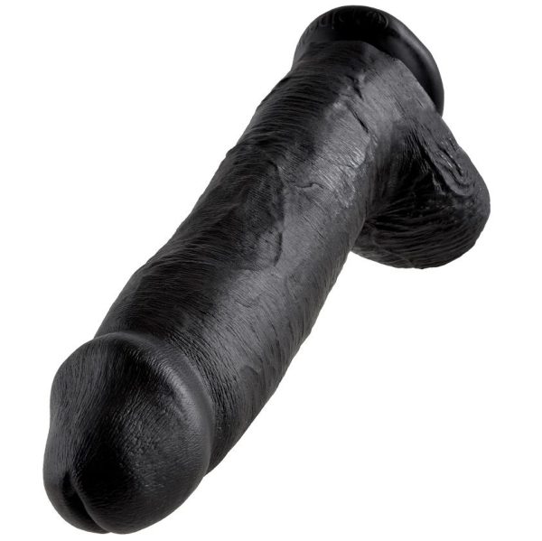 KING COCK 12" GALO PRETO COM BOLAS 30,48 CM - Image 2