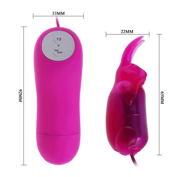 BAILE BONITO COELHO SECRETO VIBRADOR ROXO 12 VELOCIDADE - Image 5