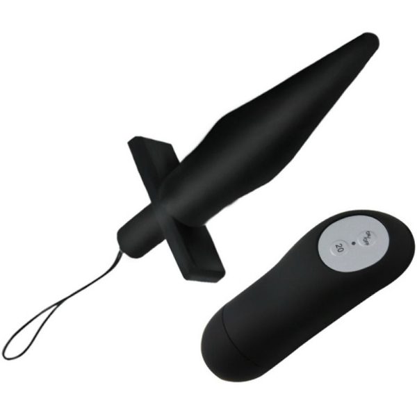 BAILE BUTT PLUG ANAL CON VIBRACION - NEGRO - Image 2