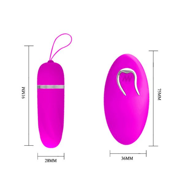 HUEVO VIBRADOR DEBBY CON MANDO PRETTY LOVE - Image 7