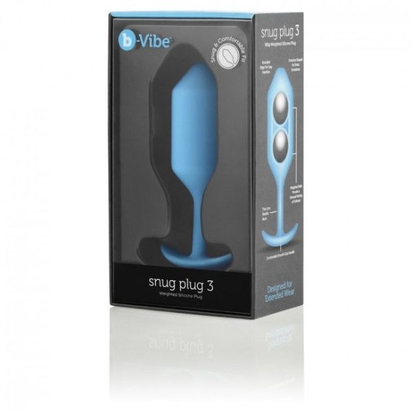 B-VIBE  SNUG PLUG ANAL 3 AZUL CIELO - Image 3