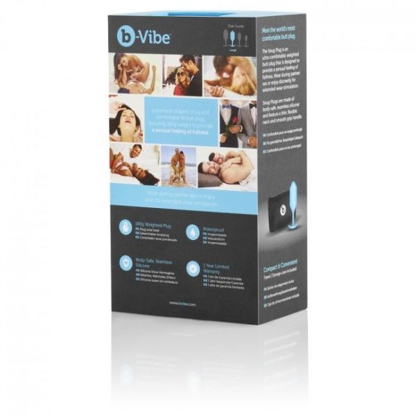 B-VIBE  SNUG PLUG ANAL 3 AZUL CIELO - Image 4