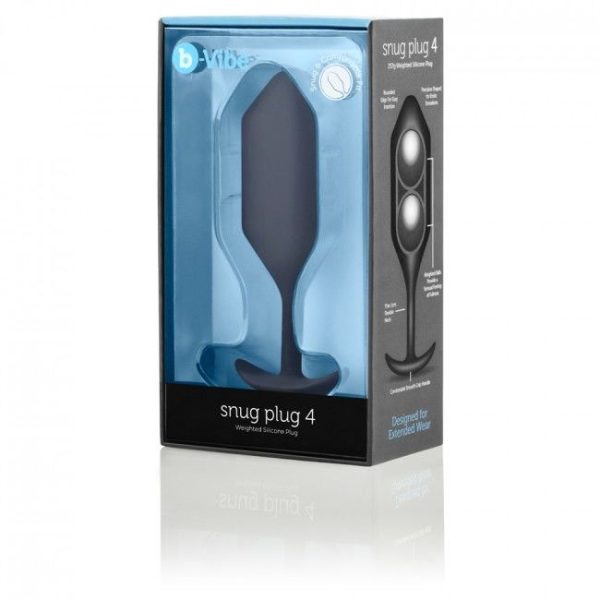 B-VIBE  SNUG PLUG ANAL 4 NEGRO - Image 4