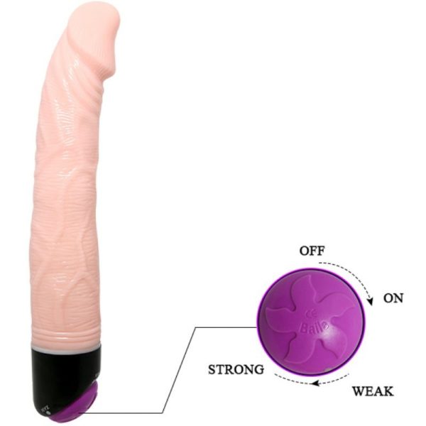 BAILE ADOUR CLUB VIBRADOR REALISTICO 23 CM NATURAL - Image 4