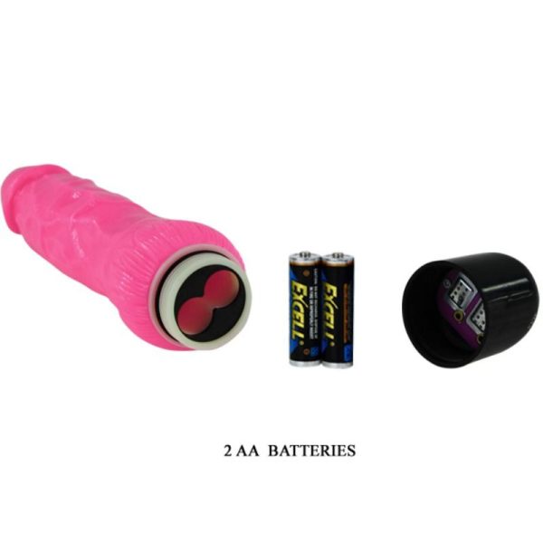 COLORFUL SEX VIBRADOR REALISTICO ROSA 24 CM - Image 3