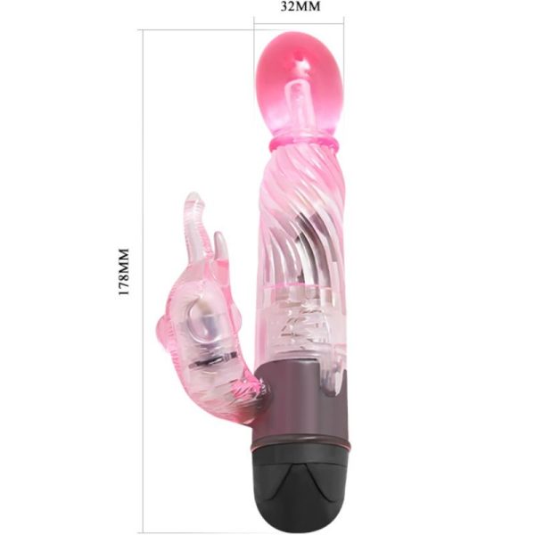 GIVE YOU A KIND OF LOVER VIBRADOR CON RABBIT ROSA 10 MODOS - Image 3