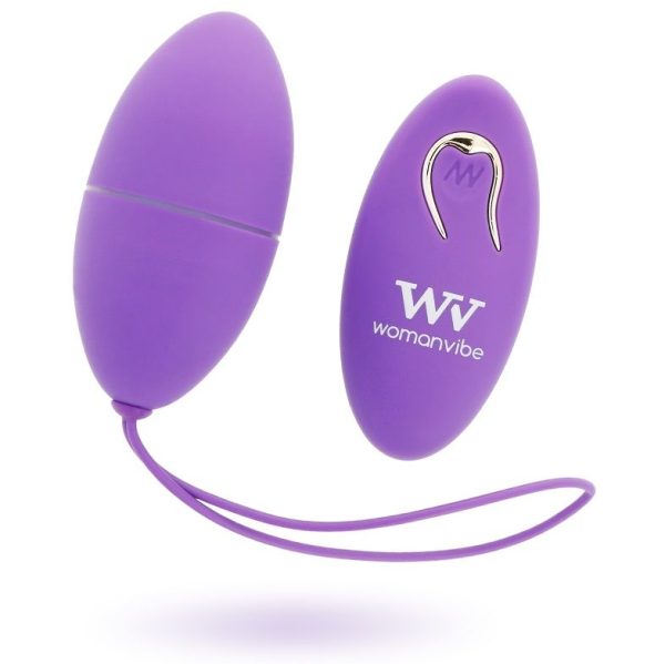 WOMANVIBE - ALSAN EGG CONTROLE REMOTO PRETO SILICONE ROXO - Image 2