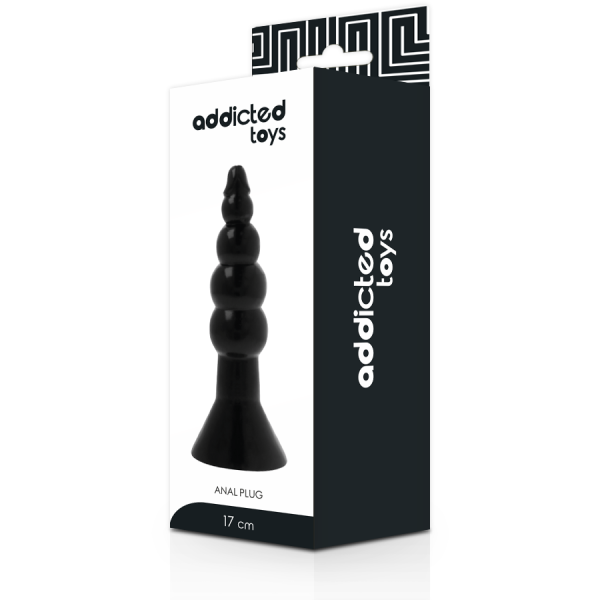 ADDICTED TOYS - PLUG ANAL 17CM PRETO - Image 4