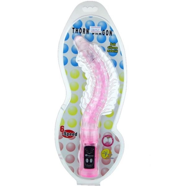 BAILE THORN FLEXIBLE VIBRATOR PINK - Image 2