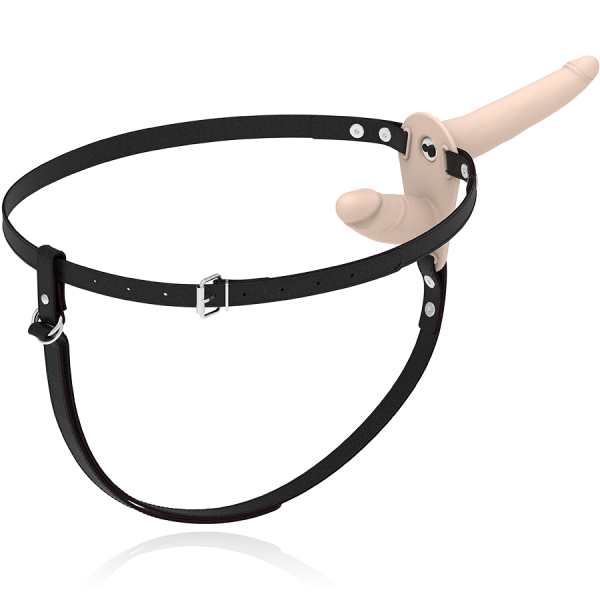 FETISH SUBMISSIVE HARNESS - VIBRADOR FLESH UP DE DUPLA PENETRAÇÃO - Image 5