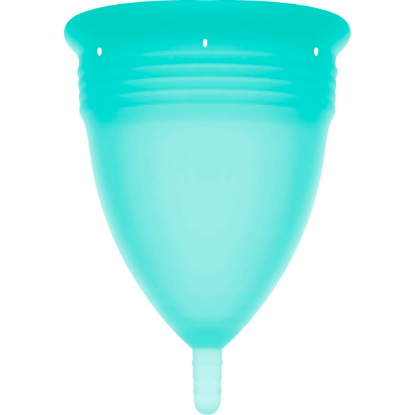 STERCUP MENSTRUAL CUP TAMANHO S AQUAMARINA COR FDA SILICONE - Image 3