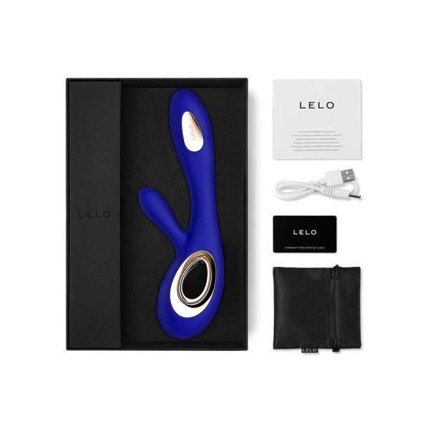 LELO SORAYA WAVE VIBRADOR DE COELHO PROFUNDO AZUL MEIA-NOITE - Image 3