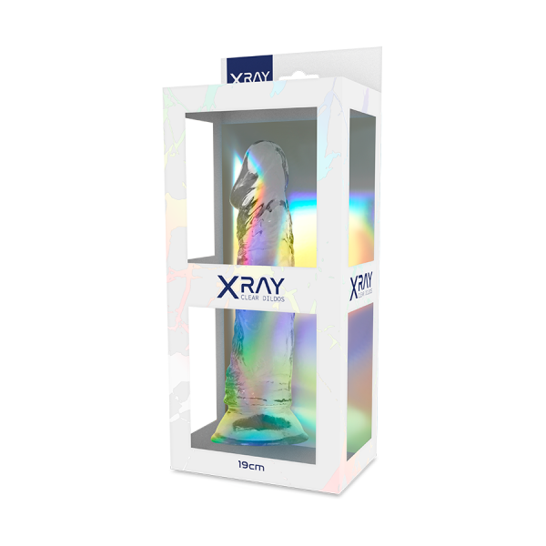 XRAY CLEAR DILDO TRANSPARENTE 19CM X 4CM - Image 7