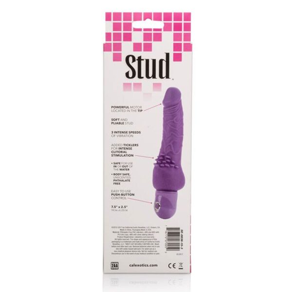 CALEX POWER STUD CLITERRIFIC PURPLE VIBRATOR - Image 2