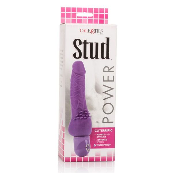 CALEX POWER STUD CLITERRIFIC PURPLE VIBRATOR - Image 3