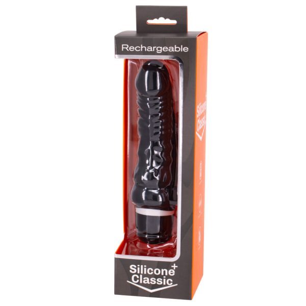 SEVENCRAÇÕES RECARREGÁVEIS VIBRADOR PRETO 7V 18CM - Image 2