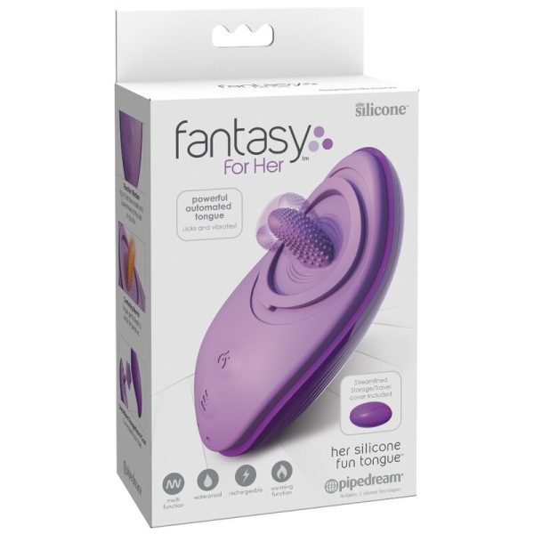 FANTASY FOR HER - LÍNGUA DIVERTIDA DE SILICONE ROXA - Image 5