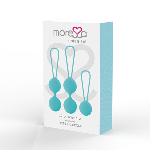 MORESSA OSIAN SET TURQUESA DE SILICONE PREMIUM - Image 3