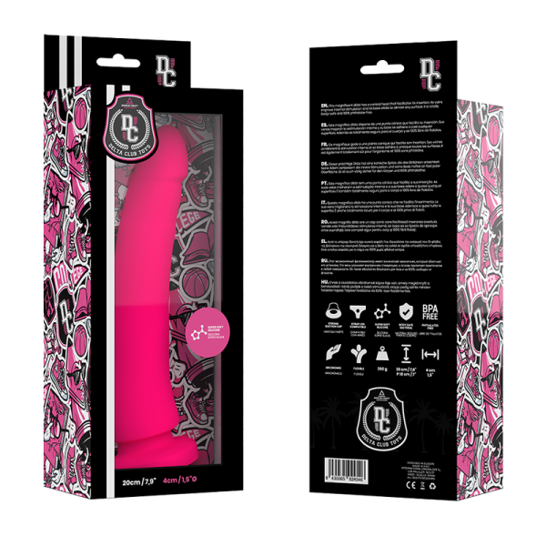 DELTA CLUB -TOYS DILDO MÉDICO ROSA SILICONE 20 X 4 CM - Image 2