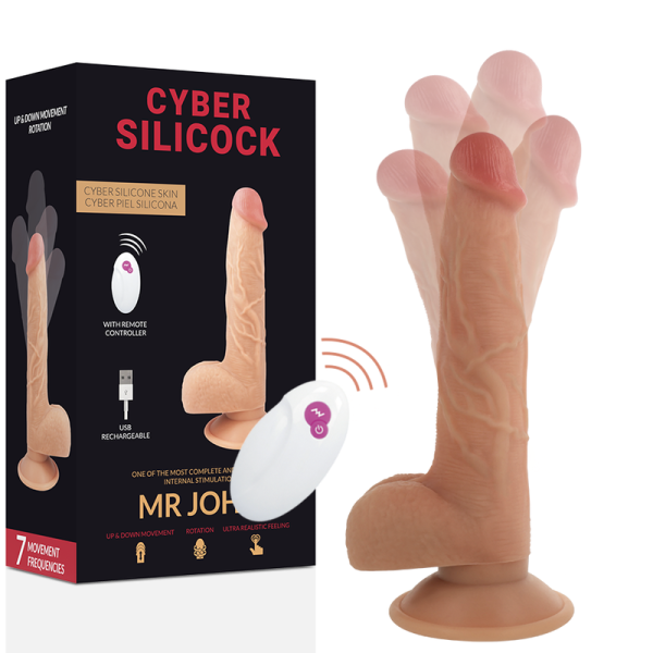 CYBER SILICOCK REALISTICO CONTROL REMOTO MR JOHN