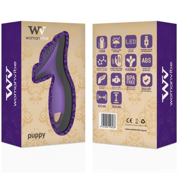 WOMANVIBE - SILICONE RECARREGÁVEL DE ESTIMULADOR DE CACHORRO - Image 5