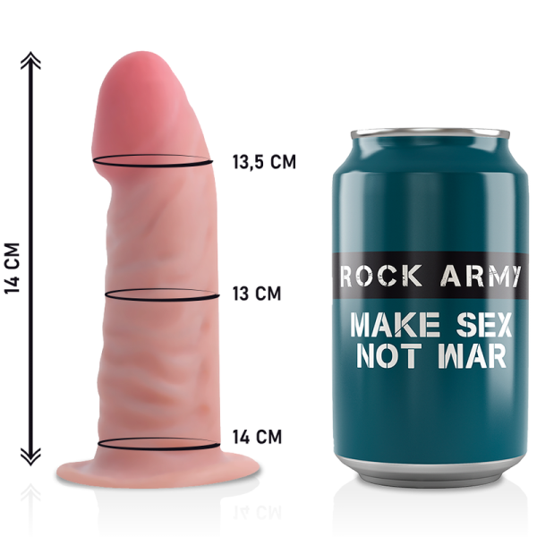 ROCKARMY - ARNÊS + DILDO REALÍSTICO TIGRE DE DUAL DENSIDADE 14CM - Image 5