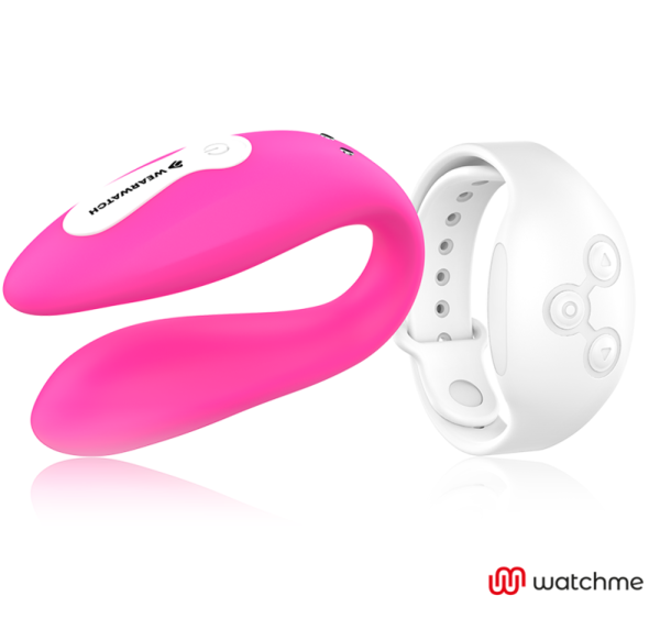 WEARWATCH - VIBRADOR WATCHME DUAL TECHNOLOGY FÚCSIA / NEVE - Image 3