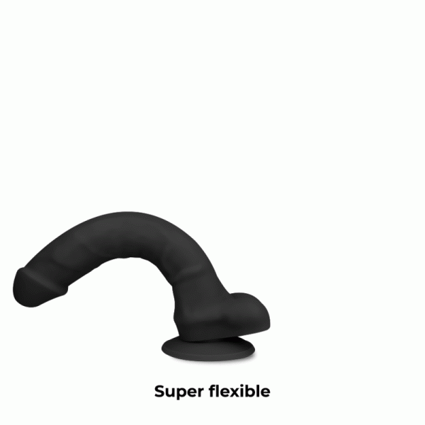 ARNÊS COCK MILLER + DENSIDADE DE SILICONE ARTICULÁVEL COCKSIL PRETO 24 CM - Image 4