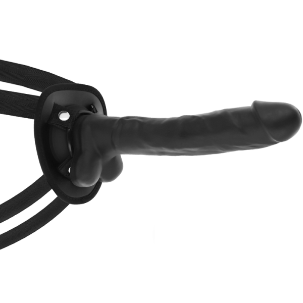 ARNÊS COCK MILLER + DENSIDADE DE SILICONE ARTICULÁVEL COCKSIL PRETO 24 CM - Image 3