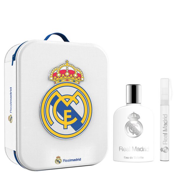 Real Madrid Eau De Toilette Spray 100ml Set 3 Piezas