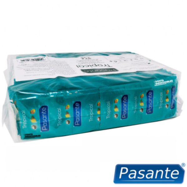 PASANTE CONDOMS TROPICAL SACO 144 UNIDADES - Image 2