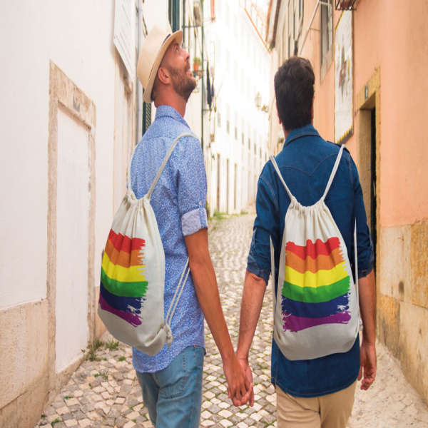 ORGULHO - MOCHILA DE ALGODÃO BANDEIRA LGBT - Image 3