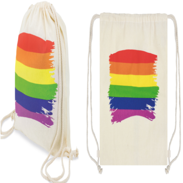 ORGULHO - MOCHILA DE ALGODÃO BANDEIRA LGBT - Image 2