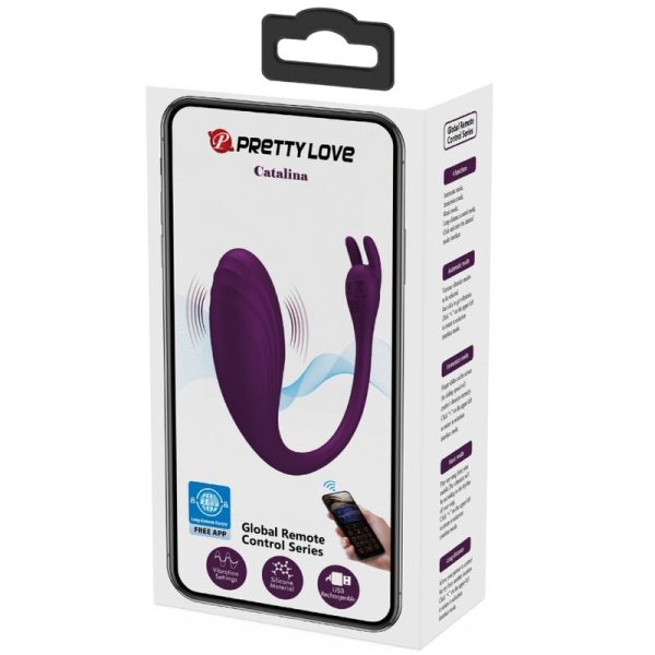 PRETTY LOVE - CATALINA VIBRADOR APP CONTROLE REMOTO ROXO - Image 20