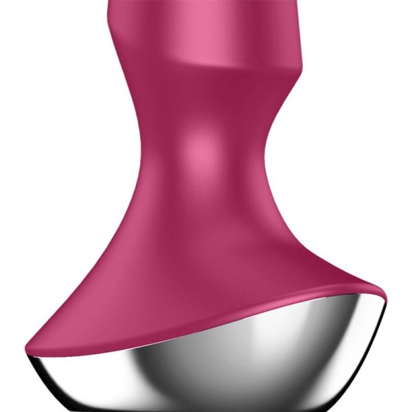 SATISFYER PLUG ILICIOUS 2 PLUG VIBRATOR - BERRY - Image 4