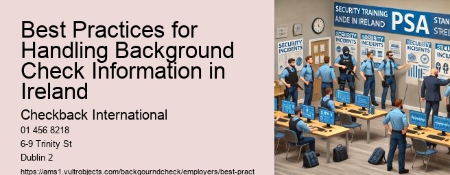 Best Practices for Handling Background Check Information in Ireland