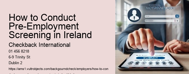 How to Conduct Pre-Employment Screening in Ireland