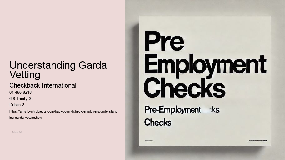 Understanding Garda Vetting