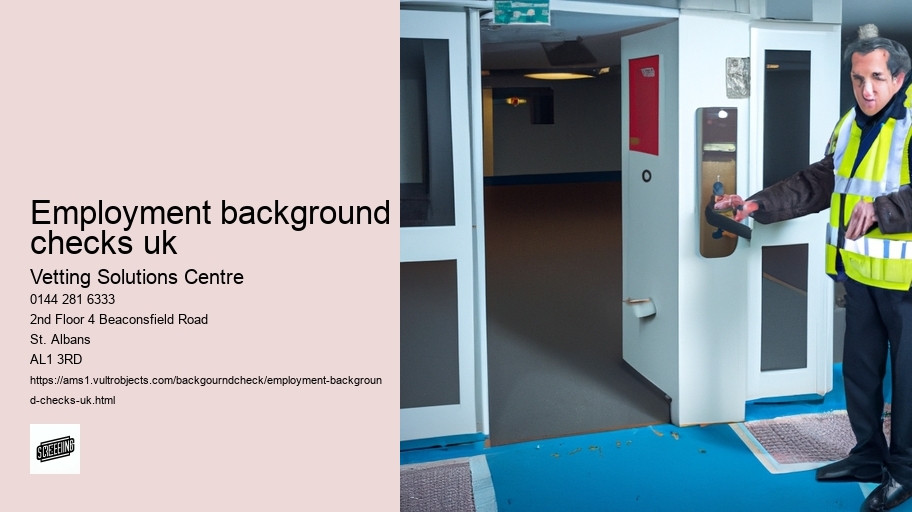 employment background checks uk