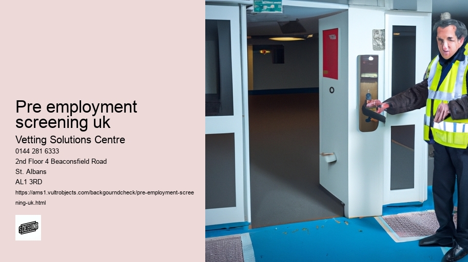 pre employment screening uk