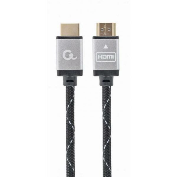 CABLE HDMI 2M GEMBIRD ALTA VELOCIDAD 4K ETHERNET UHD 60Hz - NYLON - CCBHDMIL-2M
