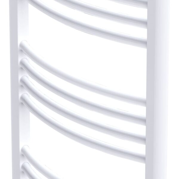Aquecedor toalhas banheiro curvo 500 x 764 mm conector lateral e centro - Image 3