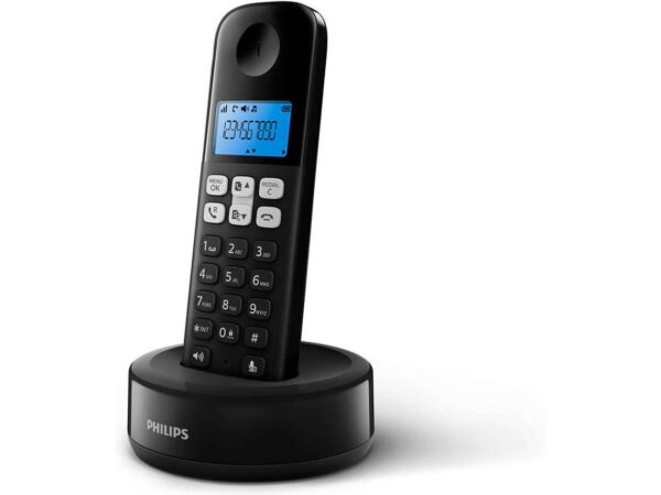 TELEFONO DECT PHILIPS CON MANOS LIBRES Y PANTALLA RETROILUMINADA
