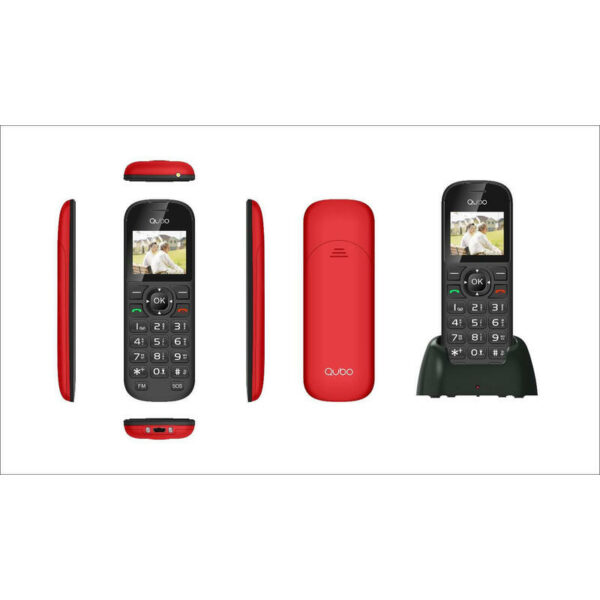 TELEFONO FIJO - MOVIL QUBO DUAL SIM 1.7 CON BASE DE CARGA
