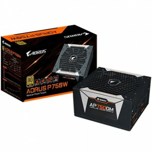 Fuente de alimentacion atx 750w gigabyte aorus 80+ gold -  modular