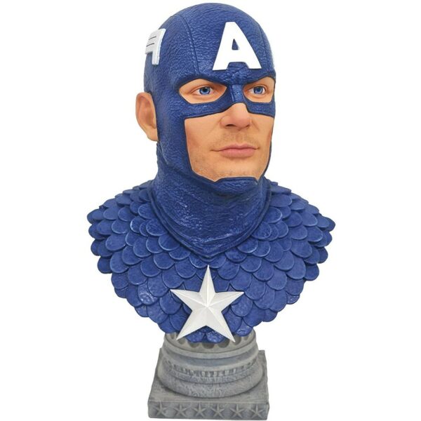 Figura diamond collection marvel comics capitan america legends collection 1 - 2 escala