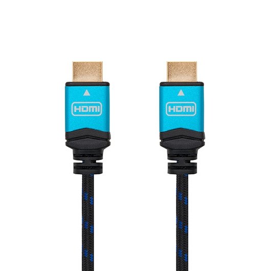 Cable hdmi (a) to hdmi (a) 4k 1.5m nanocable black m - m - 60hz - 18gbps - v2.0 - trenzado