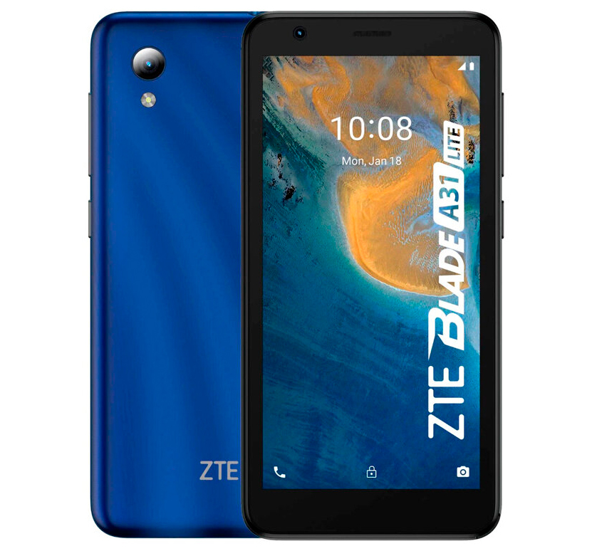 Telefono movil smartphone zte blade a31 lite blue - 5pulgadas - 32gb rom - 1gb ram - 5mpx - 2mpx - 2000 mah