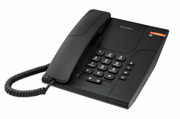 Telefono fijo con cable alcatel profesional temporis 180 ce black